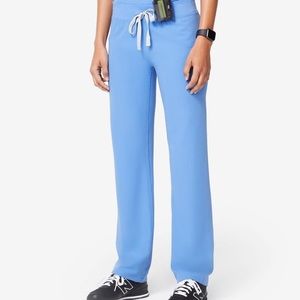 Figs Livingston Scrub Pants in Ceil Blue